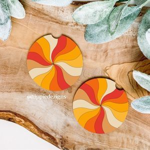 Groovy Car Coaster Set | 70s Coaster Set